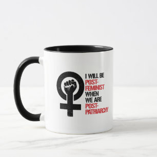 Caneca Eu serei Cargo-Feminista quando nós somos