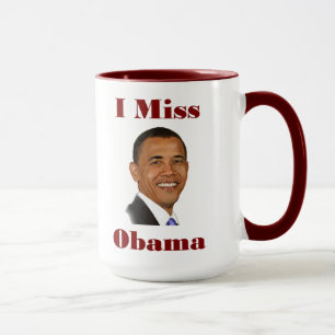 Caneca Eu Sinto Saudades de Obama