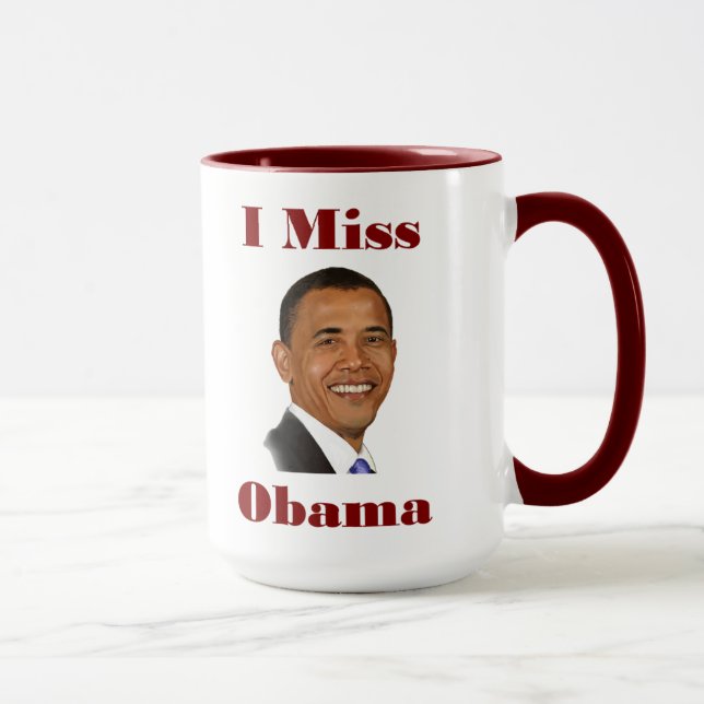 Caneca Eu Sinto Saudades de Obama (Direita)