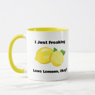Caneca Eu Só Estou Pregando Limões De Amor, Ok? Coffee Mu