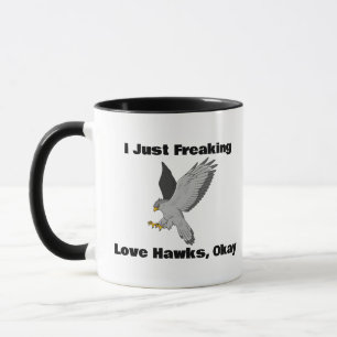 Caneca Eu Só Falo Com Falcões De Amor, Ok, Hawks Coffee M
