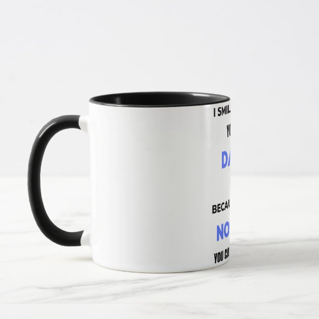 Caneca Eu Sorrio Porque Você É Meu Papai bl (Esquerda)