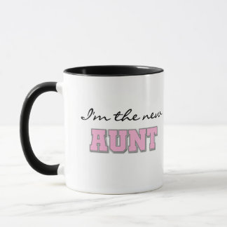 Caneca Eu sou a nova tia camisetas e presentes