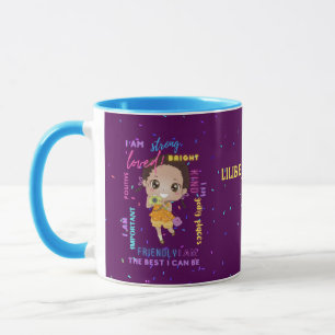 Caneca Eu SOU - Afirmações positivas de Garota Negra