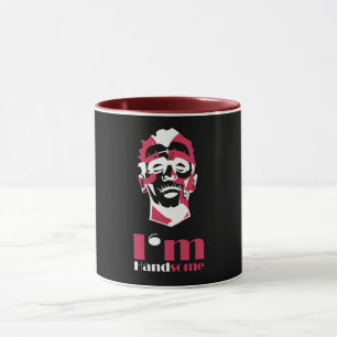 Caneca Eu sou bonito abstrato cara-cara capas de iphone-c