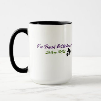 Caneca Eu sou Bruxas de Volta! Salem 1692 Mug