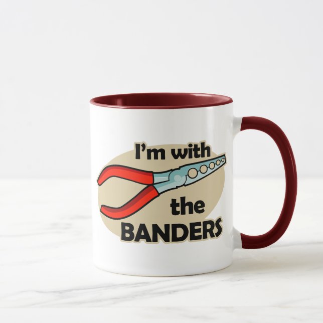 Caneca Eu sou com o Banders (Direita)