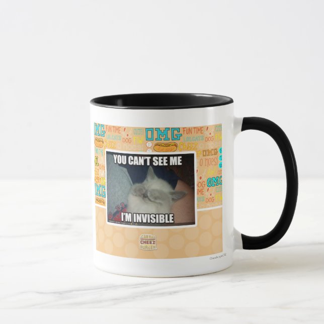 Caneca Eu sou invisível (Direita)