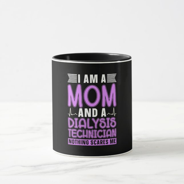 Caneca Eu Sou Mãe E Um Técnico De Diálise Nefrologia (Centro)