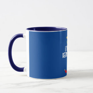 Caneca Eu sou o Bebendo de Cerveja que bate no Natal