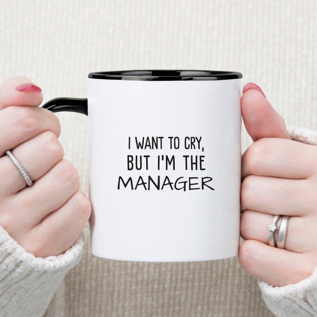 Caneca Eu Sou O Gerente Piada De Escritório De Trabalho H (Criador carregado)