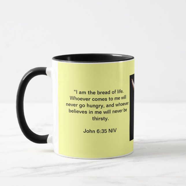 Caneca Eu Sou O Pão Da Vida (Esquerda)