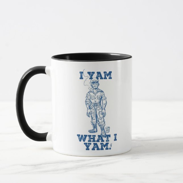 Caneca Eu Sou O Que Eu Sou. Design de desenho (Esquerda)