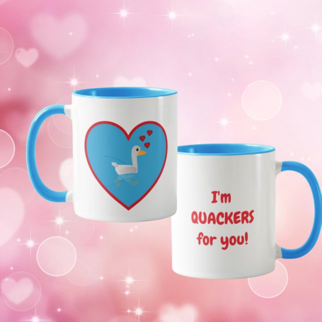 Caneca Eu sou Quackers para você (Criador carregado)