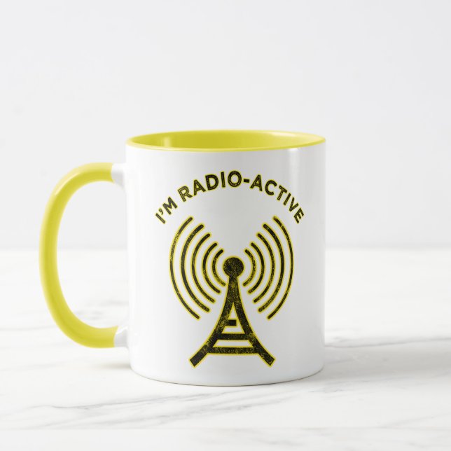 Caneca Eu sou radioativo (Esquerda)