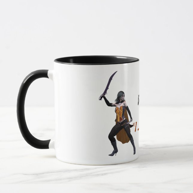CANECA EU SOU UM GUERREIRO 2 MUG (Esquerda)