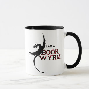 Caneca Eu sou um livro Wyrm (impresso ambos os lados)