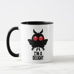 Caneca Eu Sou Um Mothman Delícia Críptido Cute Assustador