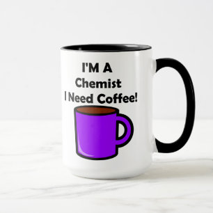 Caneca Eu sou um químico, mim preciso o café!