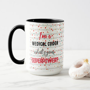 Caneca Eu sou um Seu Título Aqui qual é o seu Superpoder?