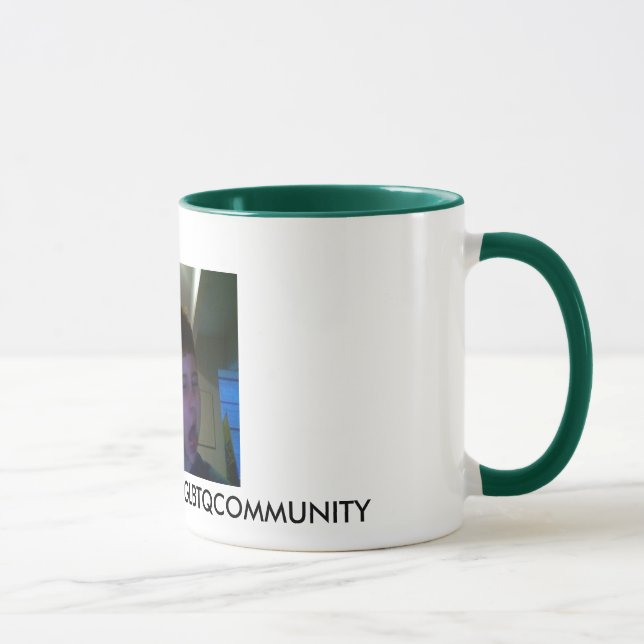 Caneca Eu sou UM SUBSCRITOR A GLBTQCOMMUNITY (Direita)