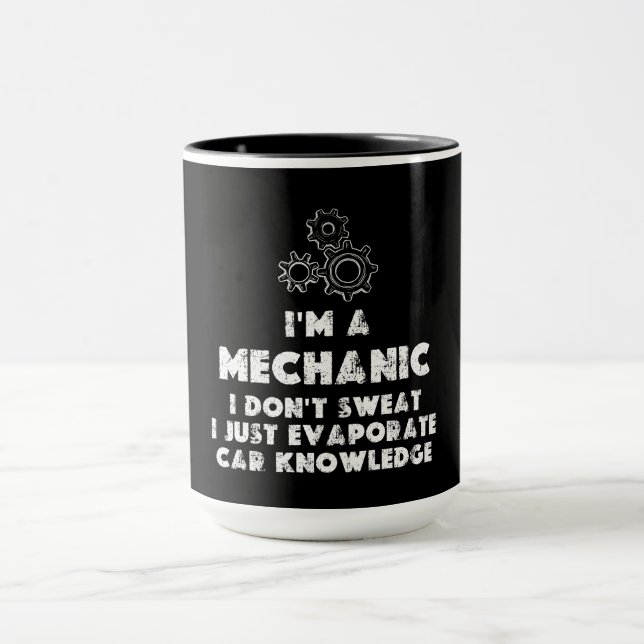 Caneca Eu Sou Uma Engraçada Mecânica (Centro)