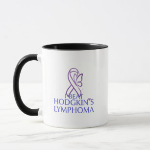 Caneca Eu superei o linfoma de Hodgkin