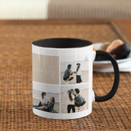 Caneca Eu Te Amo Mãe | Colagem de Fotografias | Incrível