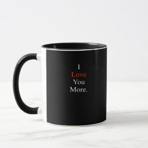 Caneca Eu Te Amo Mais Design Minimalista