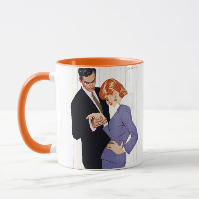 Caneca Eu te amo, Mama Menina (Esquerda)
