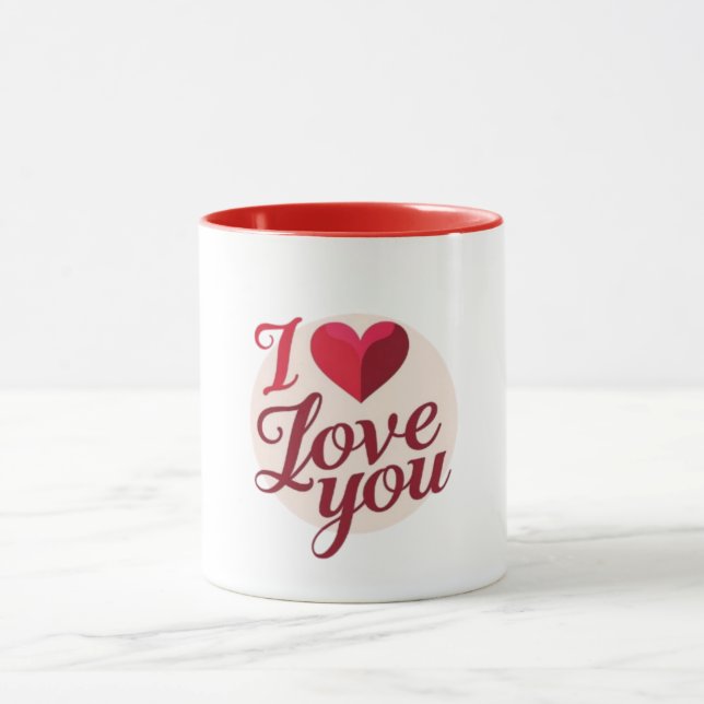 Caneca Eu Te Amo Muito (Centro)