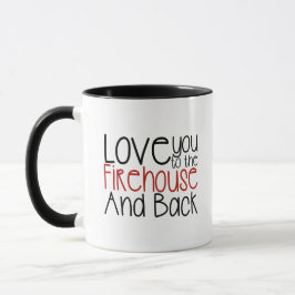 Caneca Eu te amo no Firehouse e de volta