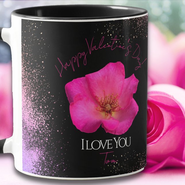 Caneca Eu Te Amo - Rosa - Personalizado Tendência do Dia  (Criador carregado)