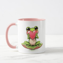 Caneca Eu Te Amo | Sapo Chibi Personalizado