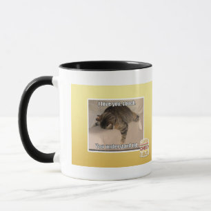 Caneca Eu te amo, sofá