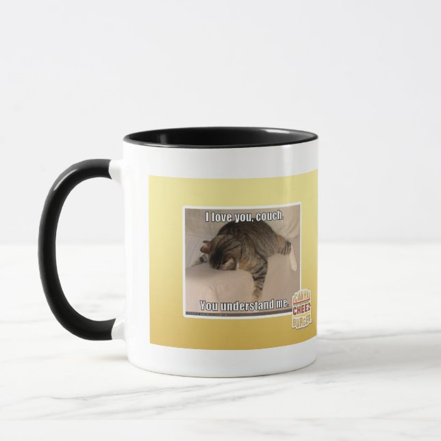 Caneca Eu te amo, sofá (Esquerda)