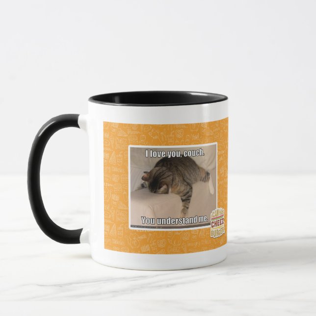 Caneca Eu te amo, sofá (Esquerda)