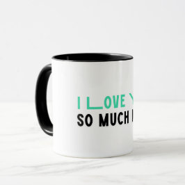 Caneca Eu Te Amo Tanto Mãe Tipografia Arte Moderna