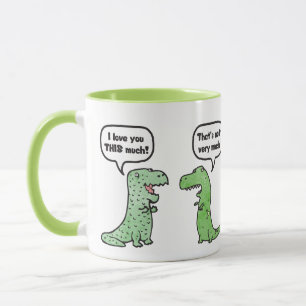 Caneca Eu Te Amo Tão Assim (T-Rex)