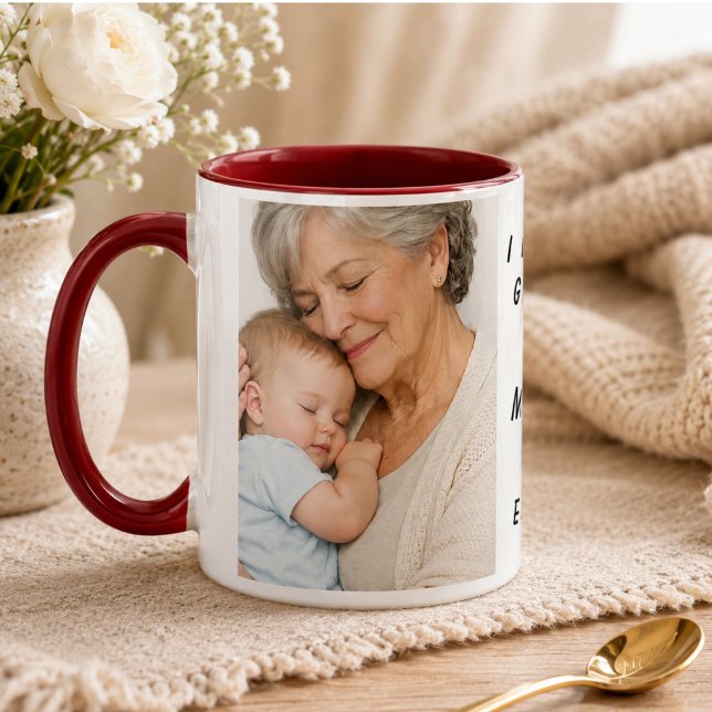 Caneca Eu Te Amo Vovó | Dia dos Avós (I Love You Grandma | Grandparents Day Mug)
