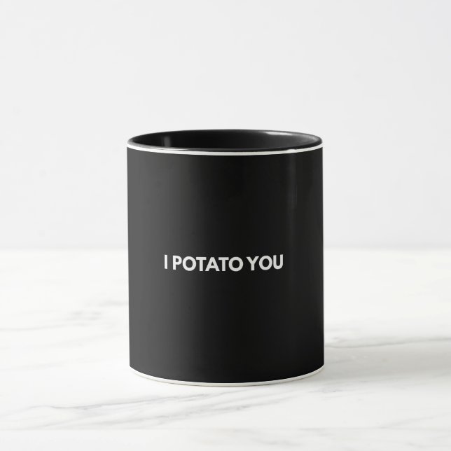 Caneca Eu te mato, eu te amo engraçado (Centro)
