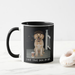 Caneca Eu Tenho Esse Cachorro Em Mim, Piada Engraçada do