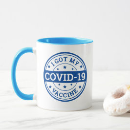 Caneca Eu Tomei Minha Vacina Contra a Covid-19