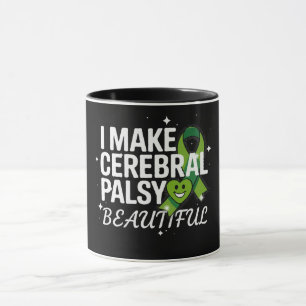 Caneca Eu Torno a Paralisia Cerebral Bonita Conscientiz
