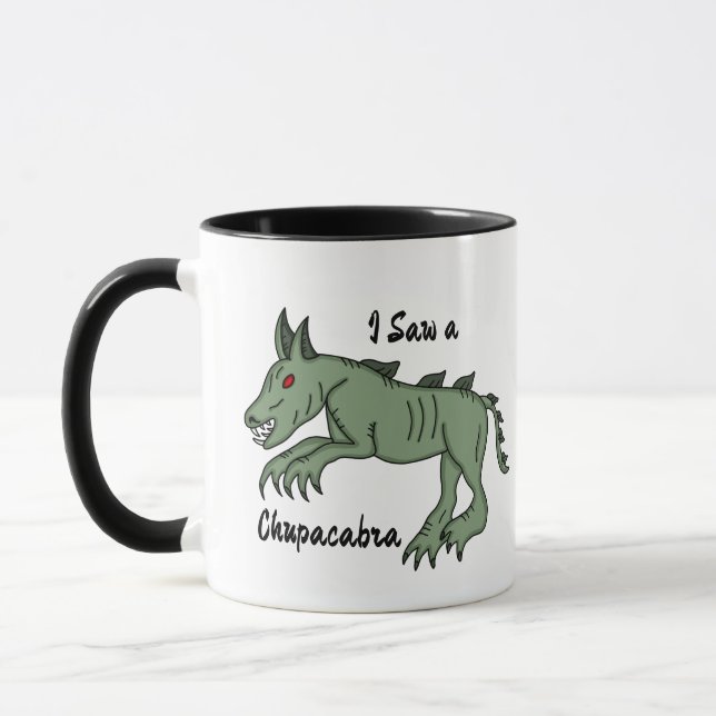 Caneca Eu vi um chupacabra (Esquerda)