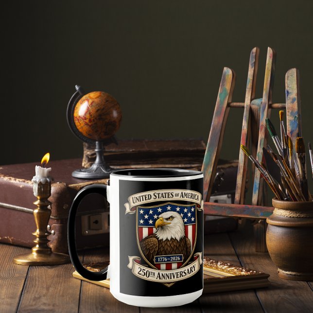 Caneca EUA 250 Anos de Liberdade (Criador carregado)