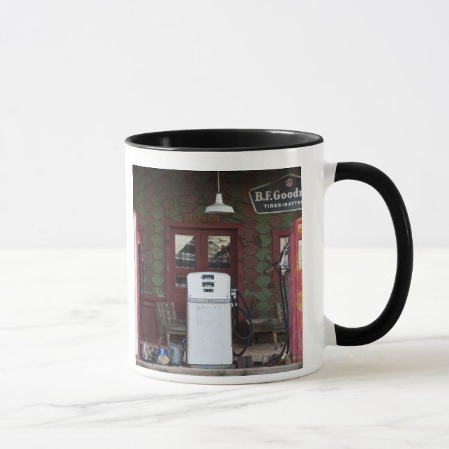 Caneca EUA, Arizona. Cloreto Ghost Town, velho gás (Direita)