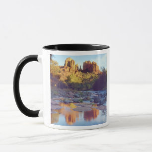 Caneca EUA, Arizona, Sedona. Cathedral Rock refletindo