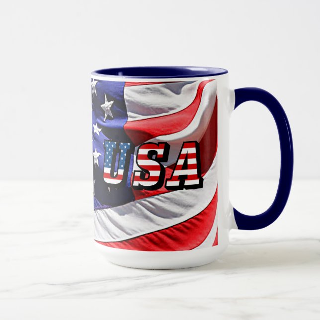 Caneca EUA - Bandeira americana (Direita)
