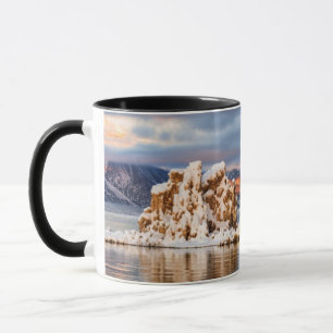 Caneca EUA, Califórnia, nascer do sol no mono lago